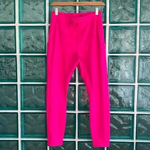 Alo Yoga Checkpoint High Waist Pocket 7/8 Leggings-Hot Pink-size M